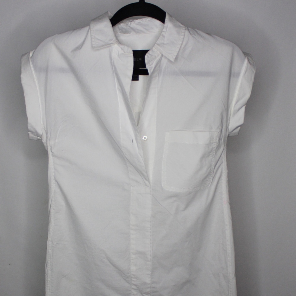 J.Crew Classic White Shirt Dress